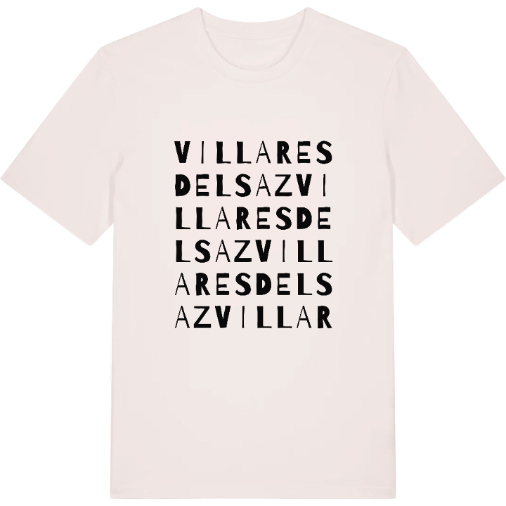 Villares del Saz wordplay t-shirt – t-shirt from PinShirt