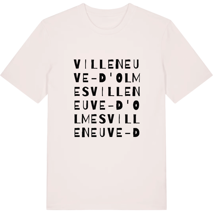 Villeneuve-d'Olmes wordplay t-shirt – t-shirt from PinShirt