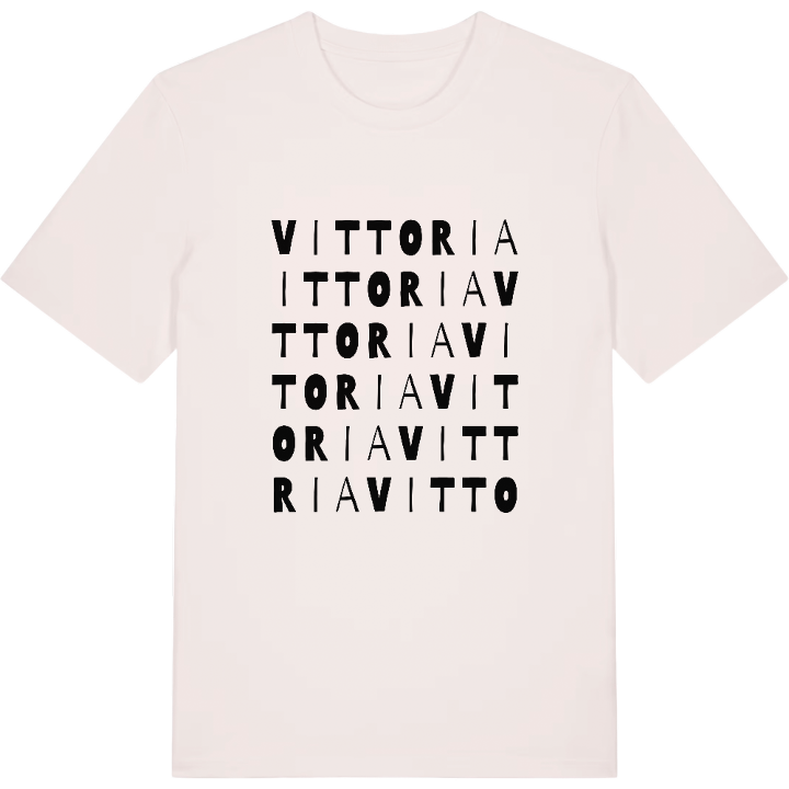 Vittoria wordplay t-shirt – t-shirt from PinShirt