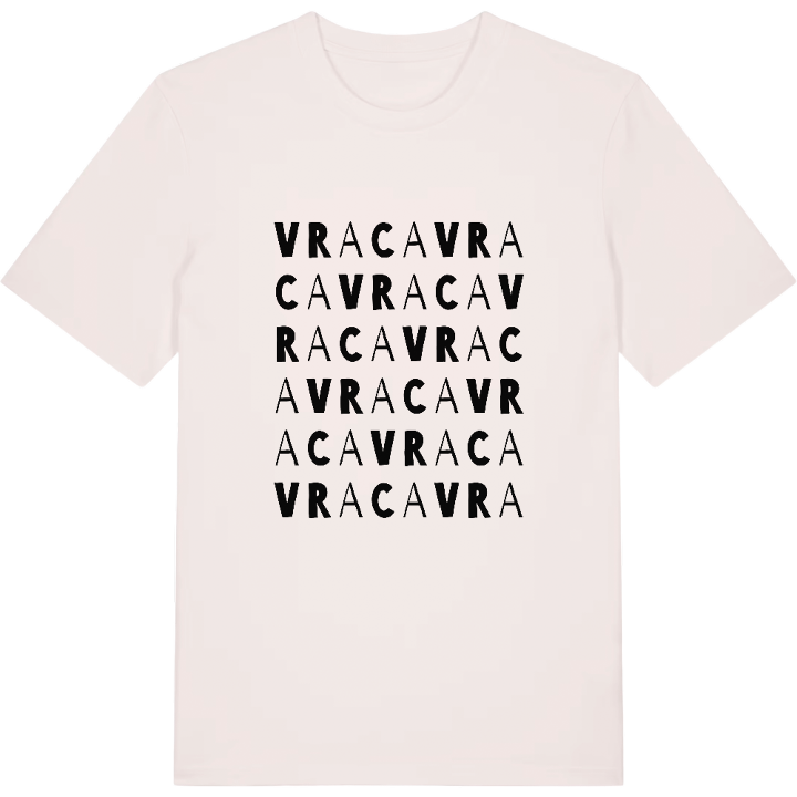Vraca wordplay t-shirt – t-shirt from PinShirt