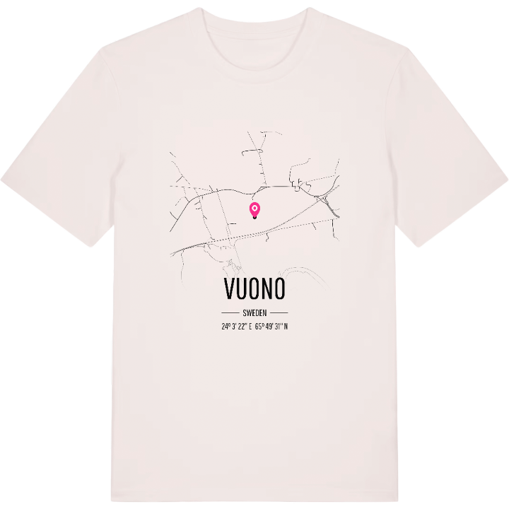 Vuono map t-shirt – t-shirt from PinShirt