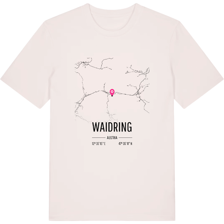 Waidring map t-shirt – t-shirt from PinShirt