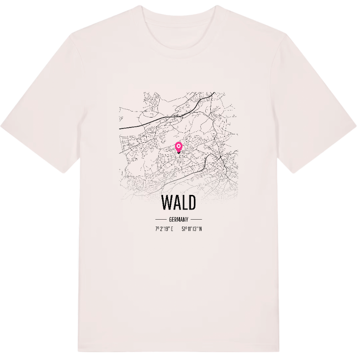 Wald map t-shirt – t-shirt from PinShirt