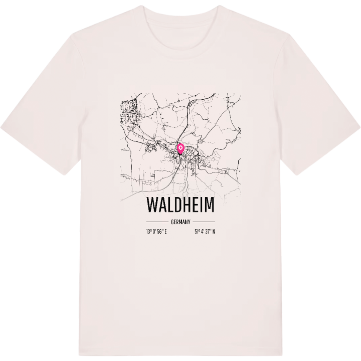 Waldheim map t-shirt – t-shirt from PinShirt