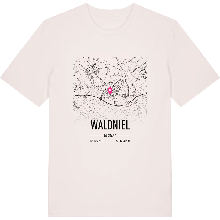 Waldniel map t-shirt – t-shirt from PinShirt