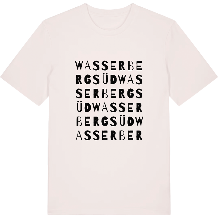 Wasserberg Süd wordplay t-shirt – t-shirt from PinShirt