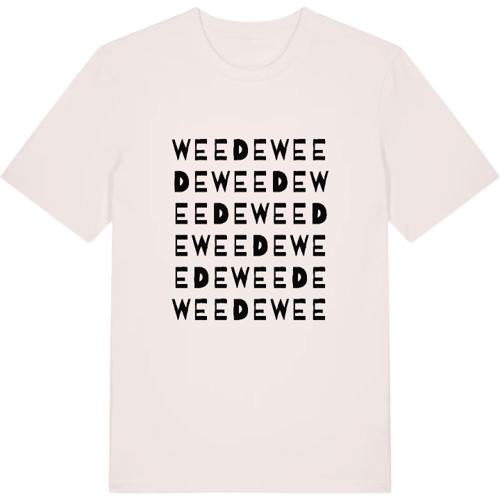 Weede wordplay t-shirt – t-shirt from PinShirt
