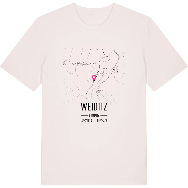 Weiditz map t-shirt – t-shirt from PinShirt