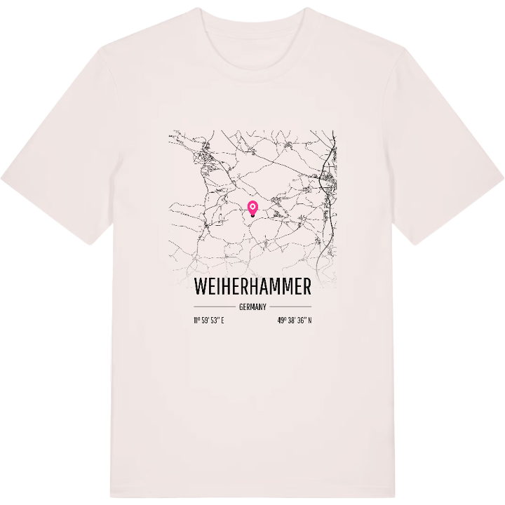 Weiherhammer map t-shirt – t-shirt from PinShirt