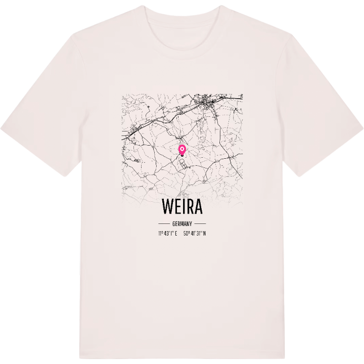 Weira map t-shirt – t-shirt from PinShirt