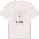 Welshpool map t-shirt