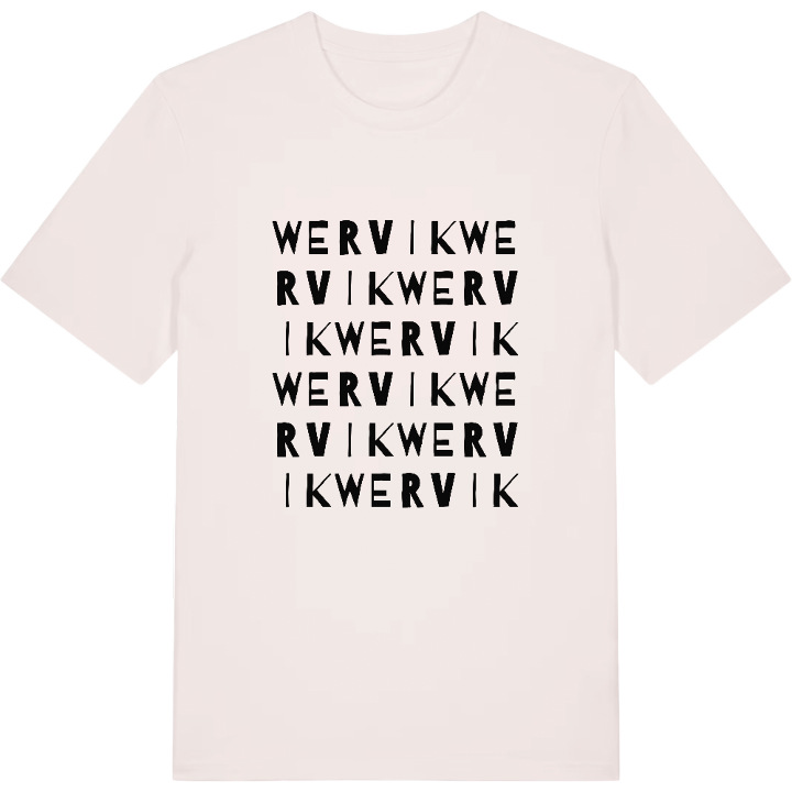 Wervik wordplay t-shirt – t-shirt from PinShirt