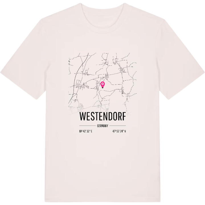 Westendorf map t-shirt – t-shirt from PinShirt