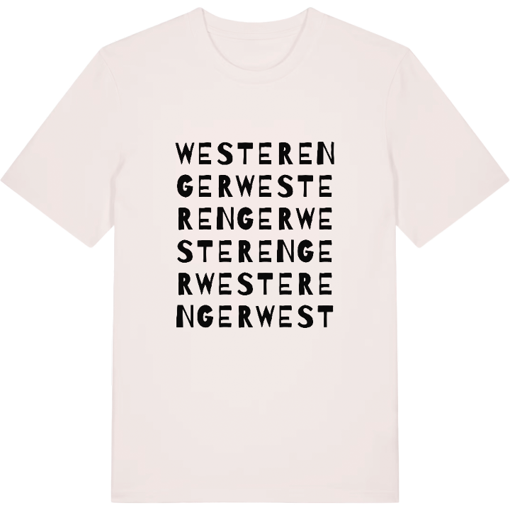 Westerenger wordplay t-shirt – t-shirt from PinShirt
