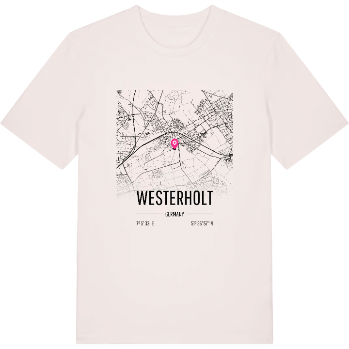 Westerholt map t-shirt – t-shirt from PinShirt