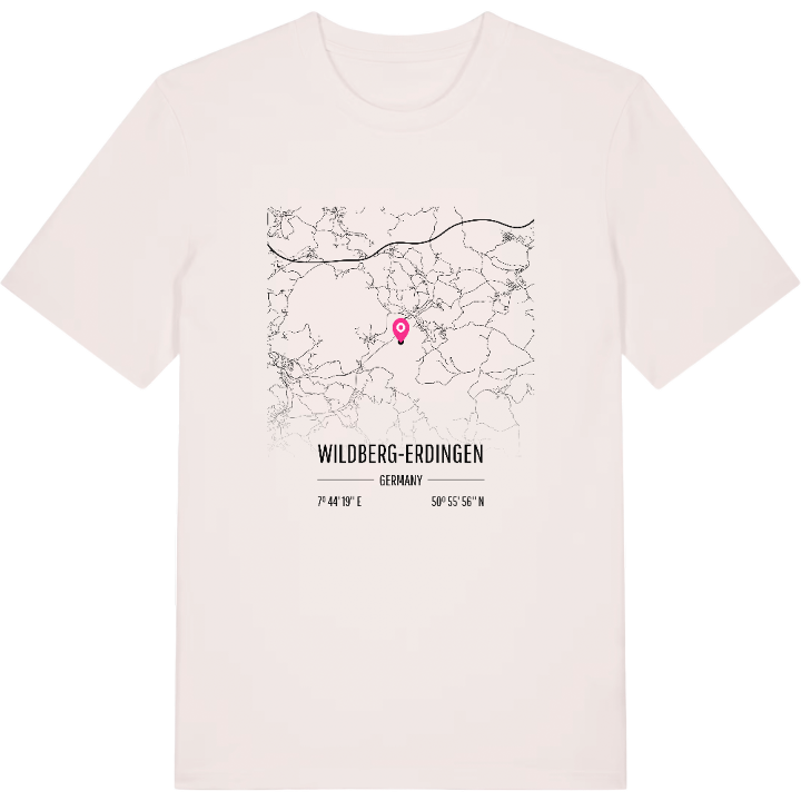 Wildberg-Erdingen map t-shirt – t-shirt from PinShirt