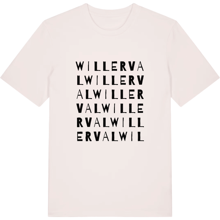 Willerval wordplay t-shirt – t-shirt from PinShirt