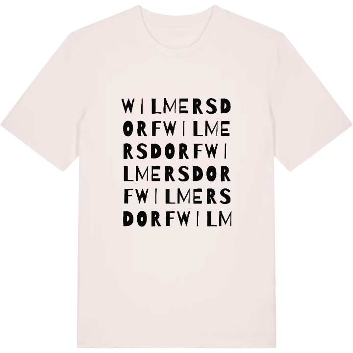 Wilmersdorf wordplay t-shirt – t-shirt from PinShirt