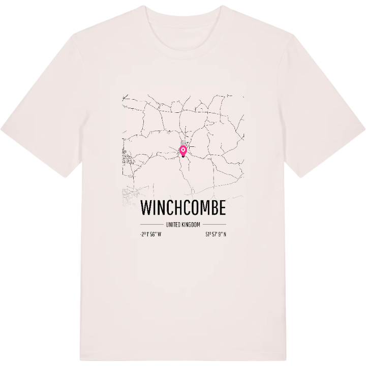 Winchcombe map t-shirt – t-shirt from PinShirt