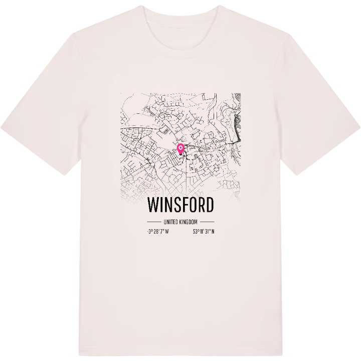 Winsford map t-shirt – t-shirt from PinShirt