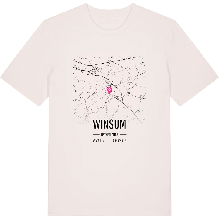 Winsum map t-shirt – t-shirt from PinShirt