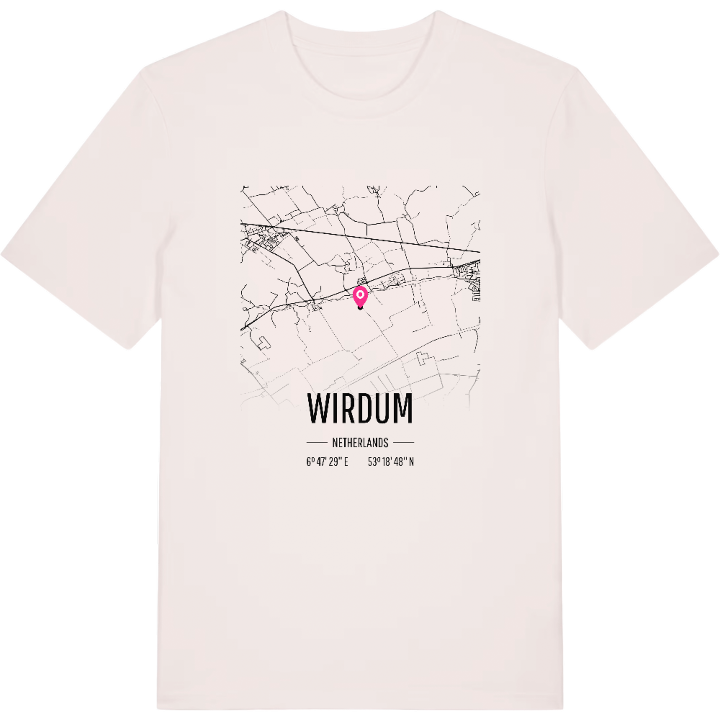 Wirdum map t-shirt – t-shirt from PinShirt