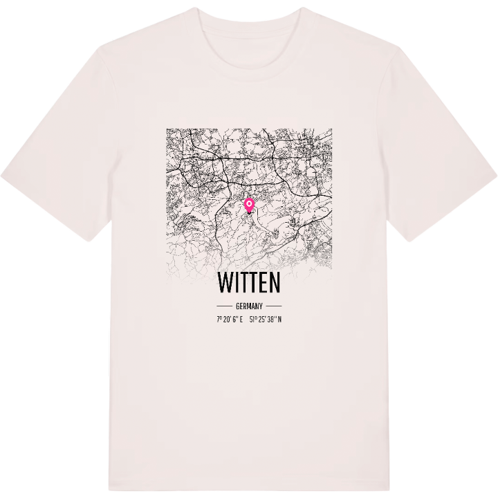 Witten map t-shirt – t-shirt from PinShirt