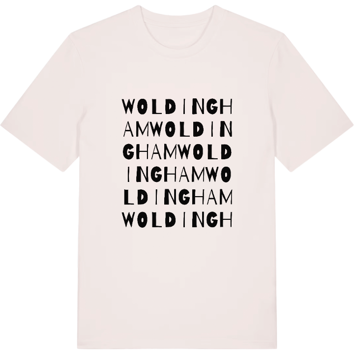 Woldingham wordplay t-shirt – t-shirt from PinShirt