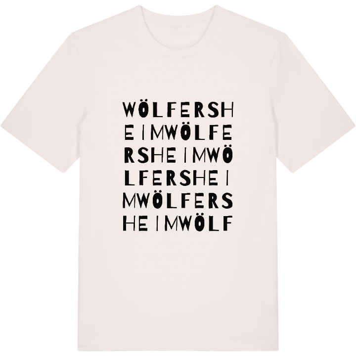 Wölfersheim wordplay t-shirt – t-shirt from PinShirt
