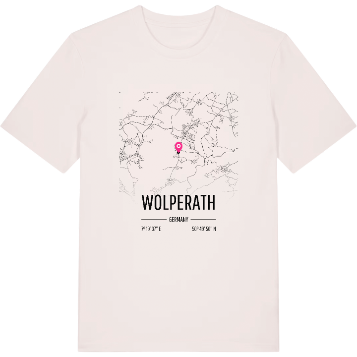 Wolperath map t-shirt – t-shirt from PinShirt