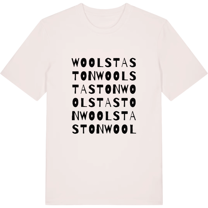 Woolstaston wordplay t-shirt – t-shirt from PinShirt