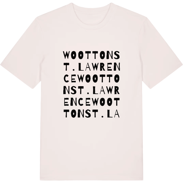 Wootton St. Lawrence wordplay t-shirt – t-shirt from PinShirt