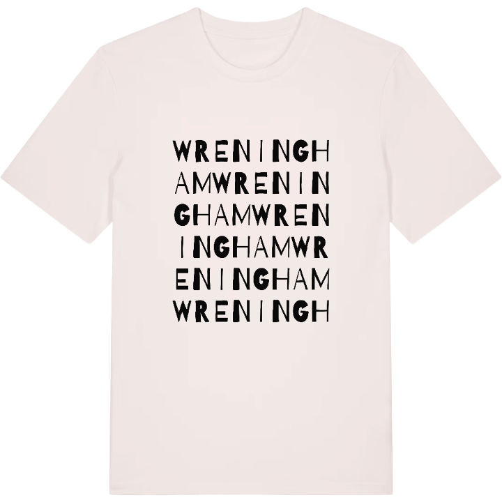 Wreningham wordplay t-shirt – t-shirt from PinShirt