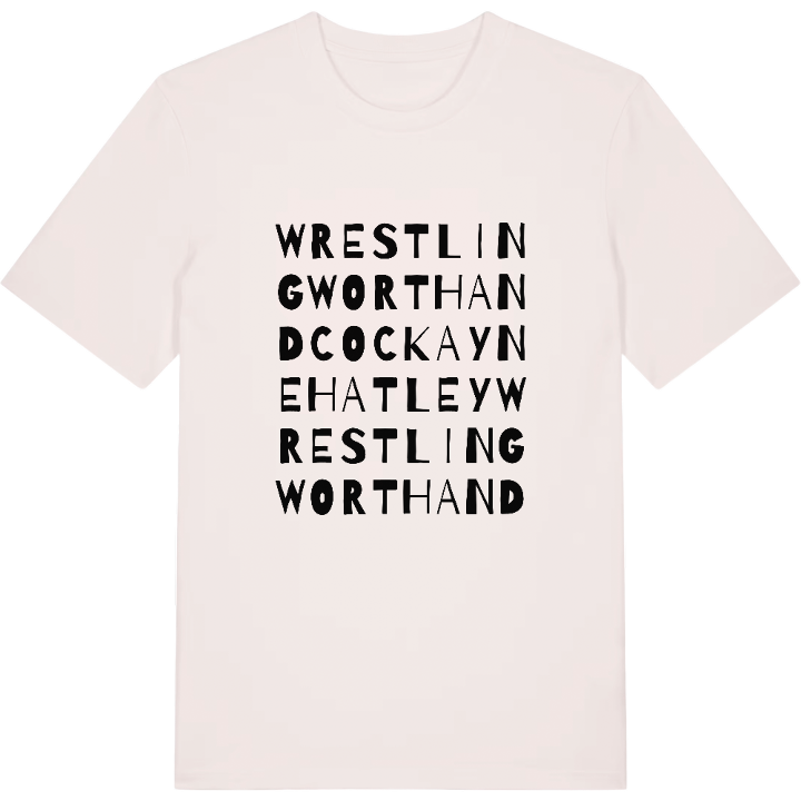 Wrestlingworth and Cockayne Hatley wordplay t-shirt – t-shirt from PinShirt