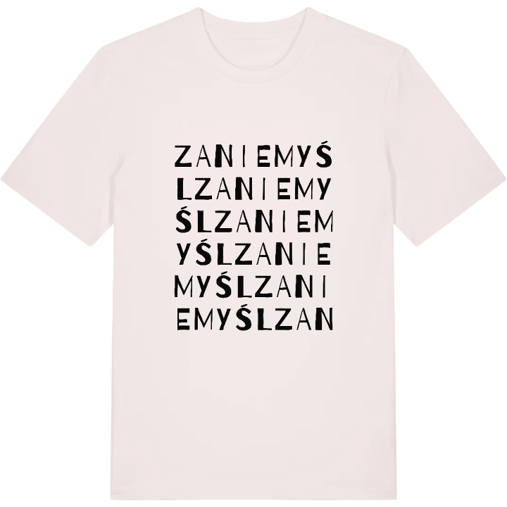 Zaniemyśl wordplay t-shirt – t-shirt from PinShirt