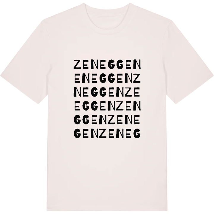 Zeneggen wordplay t-shirt – t-shirt from PinShirt