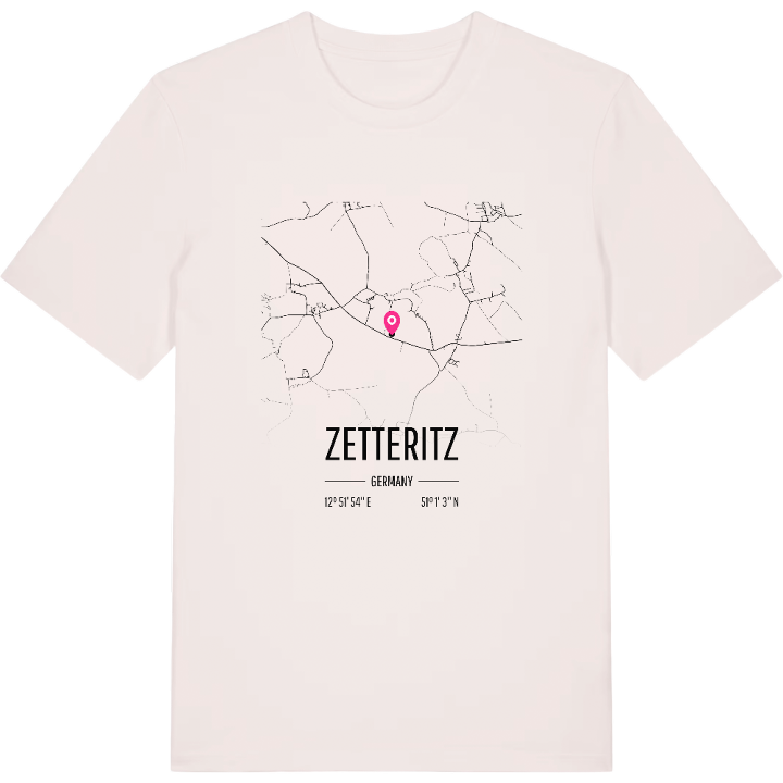 Zetteritz map t-shirt – t-shirt from PinShirt