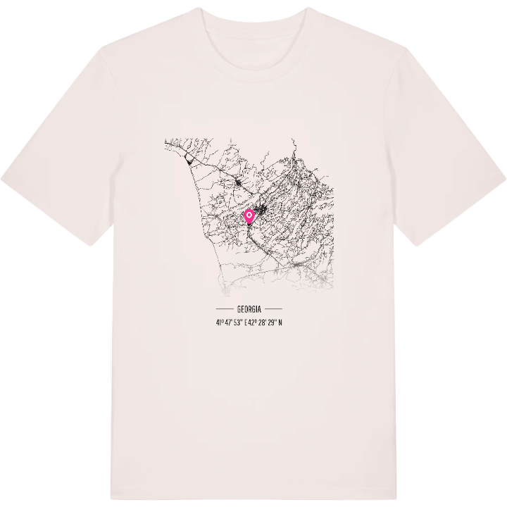 ზუგდიდის მუნიციპალიტეტი kartta -t-paita – t-paita, PinShirt