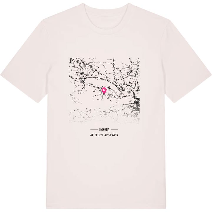 კასპის მუნიციპალიტეტი kartta -t-paita – t-paita, PinShirt