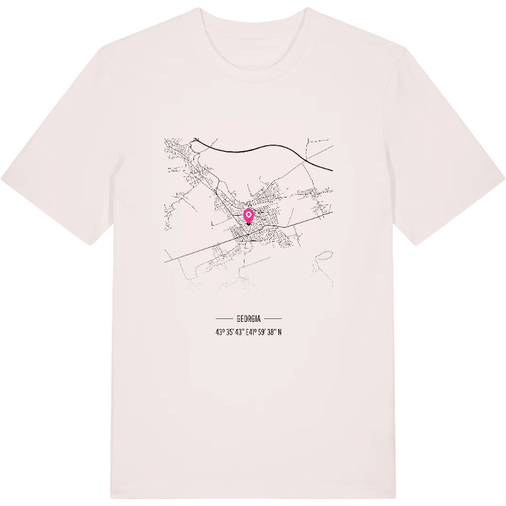 ხაშური kartta -t-paita – t-paita, PinShirt