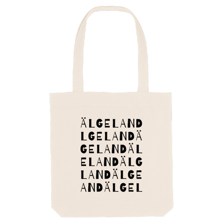 Älgeland sanaleikki -kangaskassi – kangaskassi, PinShirt