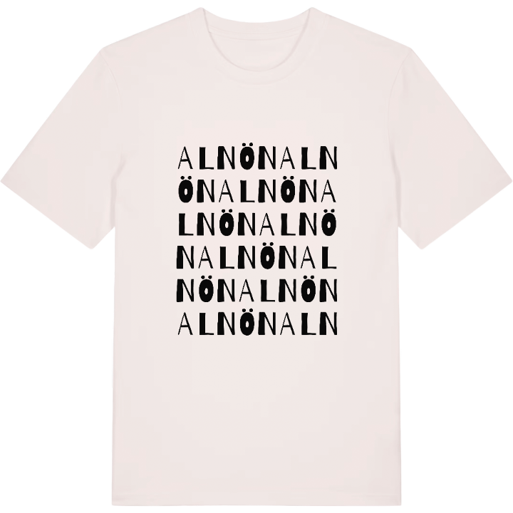 Alnön sanaleikki -t-paita – t-paita, PinShirt