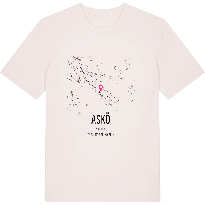 Askö kartta -t-paita – t-paita, PinShirt