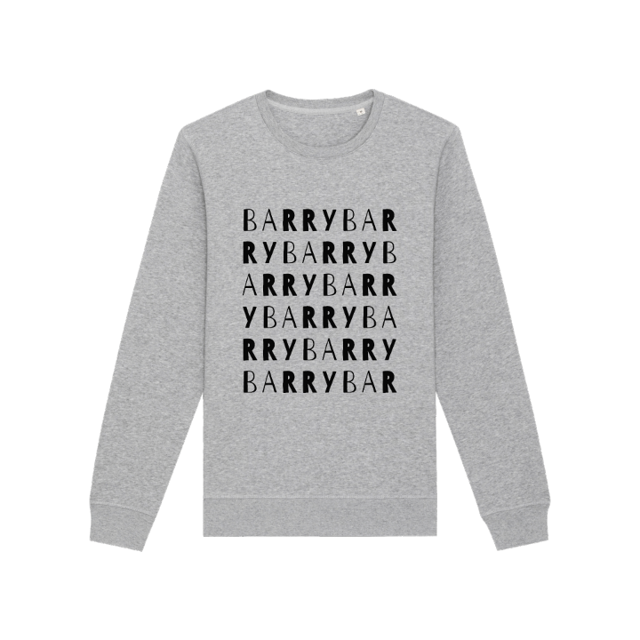 Barry sanaleikki -collegepaita – collegepaita, PinShirt