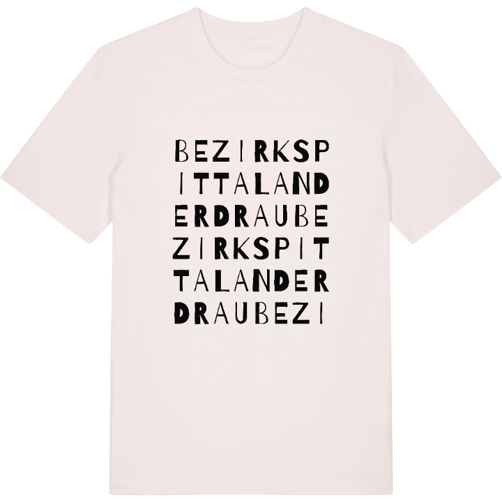 Bezirk Spittal an der Drau sanaleikki -t-paita – t-paita, PinShirt