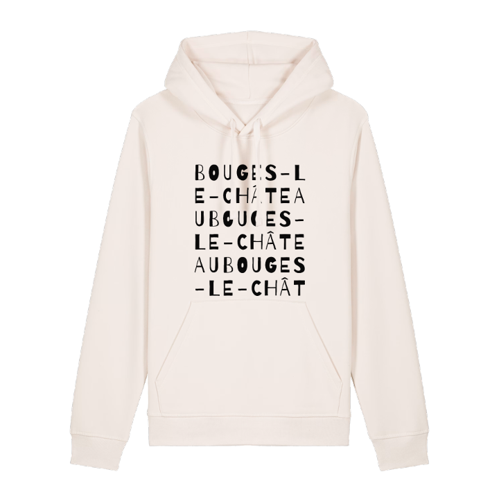 Bouges-le-Château sanaleikki -huppari – huppari, PinShirt