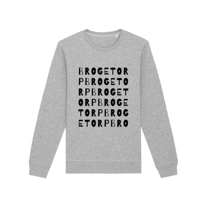 Brogetorp sanaleikki -collegepaita – collegepaita, PinShirt