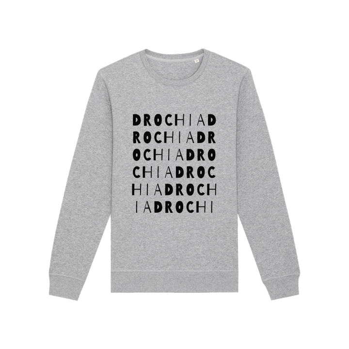 Drochia sanaleikki -collegepaita – collegepaita, PinShirt