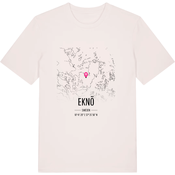 Eknö kartta -t-paita – t-paita, PinShirt