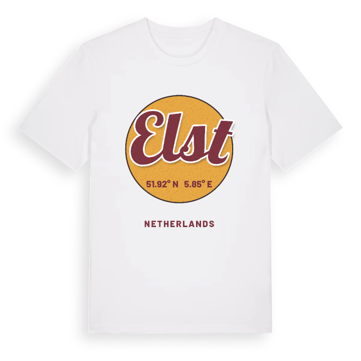 Elst cirkel t-shirt – t-shirt, PinShirt